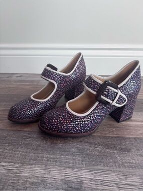 John Fluevog Mary Jane CUMULUS Clouds of Joy